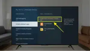 Enable apps from unknown sources Firestick IPTV install settings