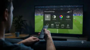 How to Watch Live Football Online: Streaming Guide 2026/27 Adjusting 4K streaming settings for live football on a smart TV