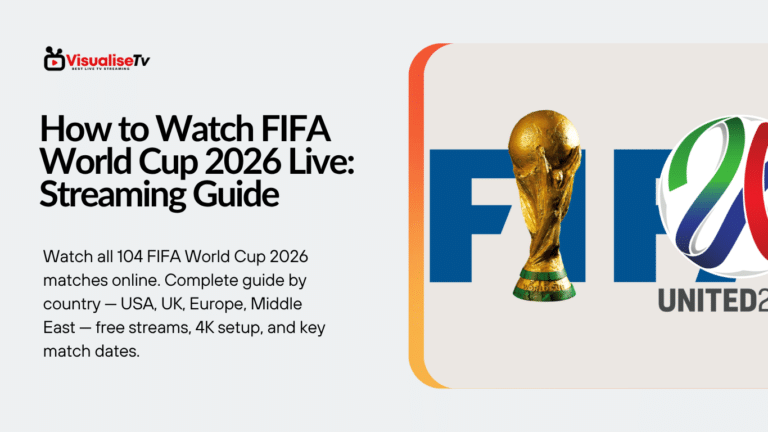 how to watch FIFA World Cup 2026