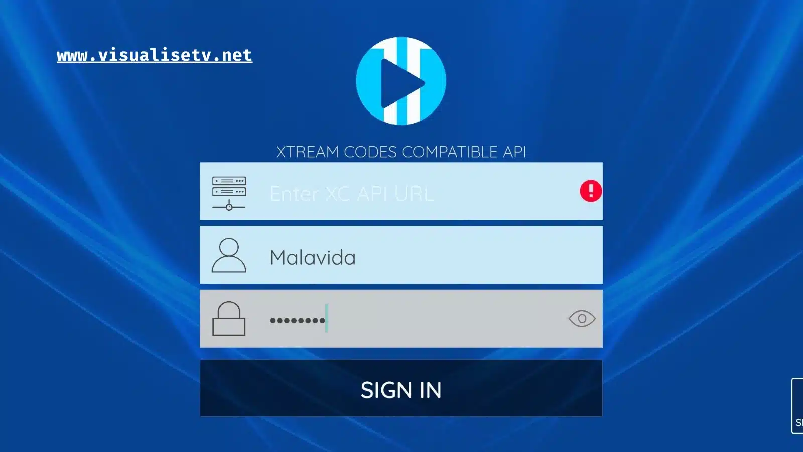 XCIPTV player